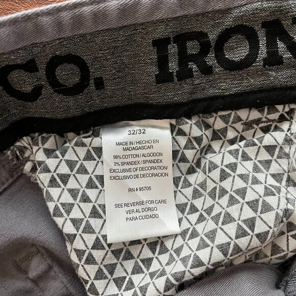 Iron Co Men's Gray pants - Picture 2 of 4
